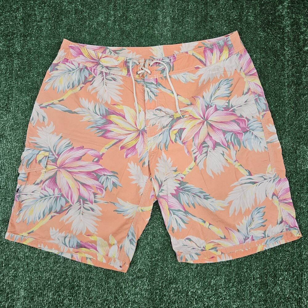 Vintage Polo Ralph Lauren Floral Swim Hawaiian Shorts Mens Size 40 EUC